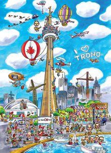 Cobble Hill DoodleTown: Toronto 1000pc Puzzle