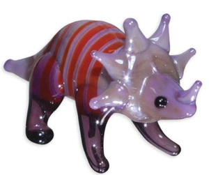Bigtooth the Triceratops Looking Glass Figurine