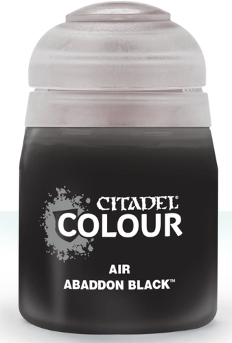CITADEL COLOUR AIR: ABADDON BLACK 24ML #28-15