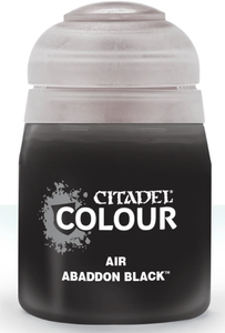 CITADEL COLOUR AIR: ABADDON BLACK 24ML #28-15