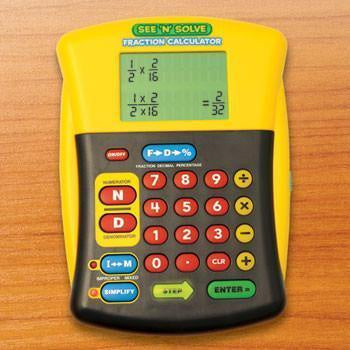 See 'n' Solve Fraction Calculator