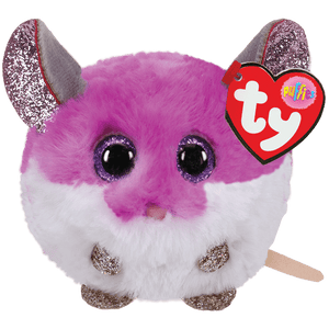 Ty Beanie Ballz Puffies- Colby the Mouse