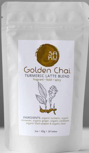 Saku Tea Golden Chai Tea-3oz Bag
