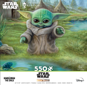 Star Wars Thomas Kinkade: Mandalorian: The Child 550pc Puzzle