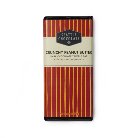 Seattle Chocolate's Crunchy Peanut Butterfly Bar, 2.5oz