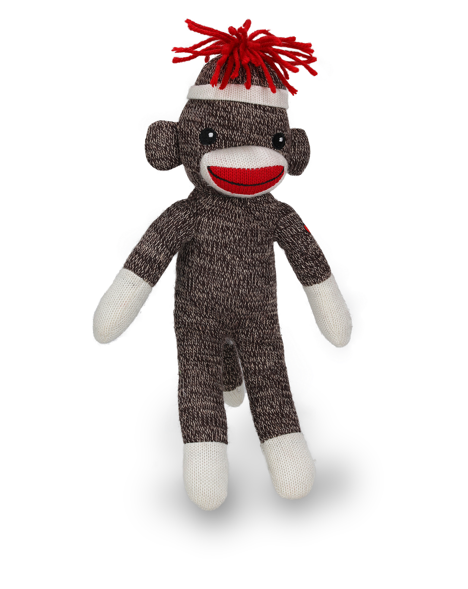 Plushland 8 Sockie Sock Monkey Funtime Toys and Gifts