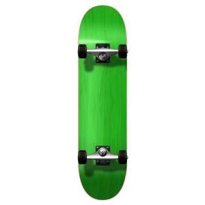 Yocaher Skateboards - Blank 7.75" Complete Skateboard - Stained Green