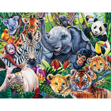 Load image into Gallery viewer, World of Animals - Safari Friends 100pc Puzzle