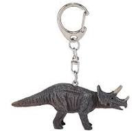 Mojo Triceratops Dinosaur Keychain #387449