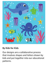Load image into Gallery viewer, Baby Jack and Company - Learning Lovey Ocean 14&quot; x 18&quot;