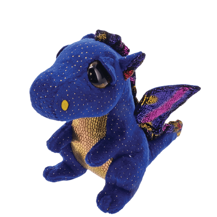 Saffire the Blue Speckled Dragon Plush Medium