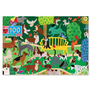 Dogs at Play 100 Pc Puzzle