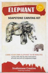 Studiostone Creative Elephant Soapstone Carving Kit