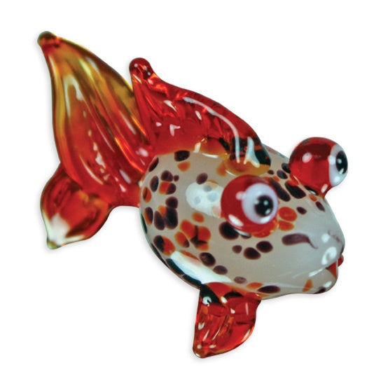 Fanny the Goldfish Looking Glass Figurine