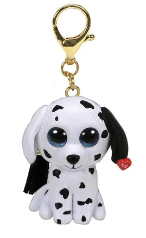 Ty Mini Boo Key Clips- Fetch the Dog