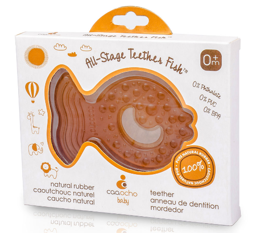 Natural Rubber All Stage Teether Fish
