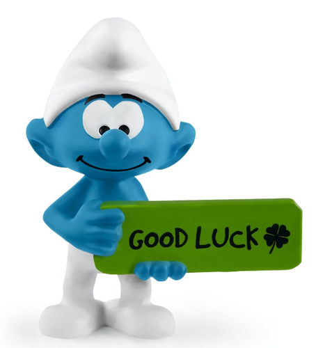 Schleich Good Luck Smurf Toy Figure