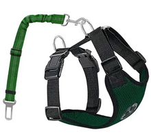 Load image into Gallery viewer, Pom Pom Tail Dog Safety Harness with Seatbelt
