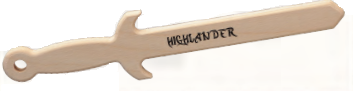 Magnum Wooden Highlander Dagger 14