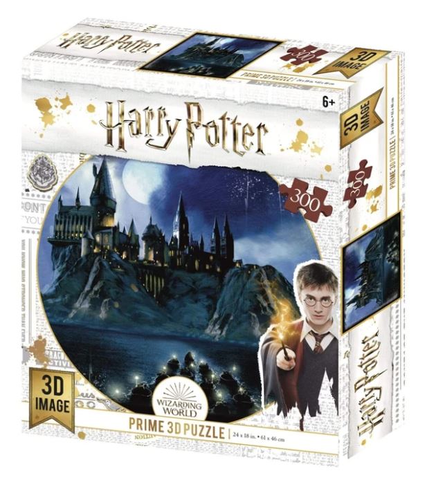 Lenticular 3D Puzzle: Harry Potter Hogwarts at Night