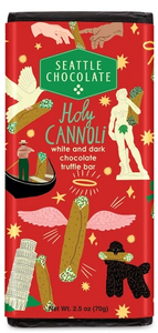 Seattle Chocolate Candy Holy Cannoli Bar 2.5oz.