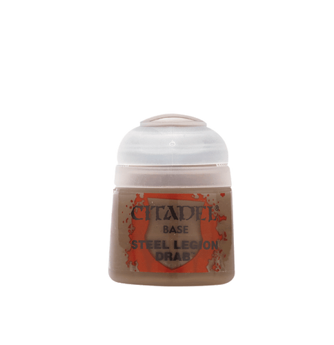 CITADEL COLOR BASE: STEEL LEGION DRAB 12ML, #21-17