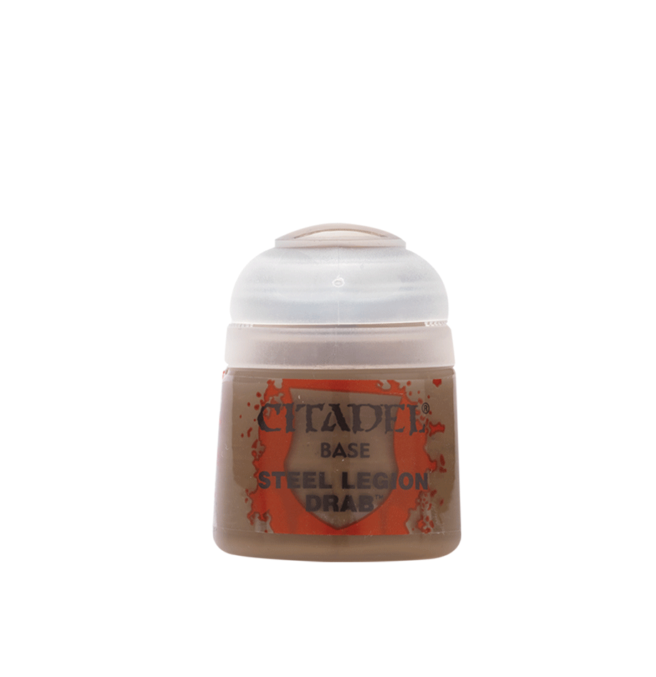 CITADEL COLOR BASE: STEEL LEGION DRAB 12ML, #21-17
