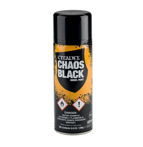 CITADEL PAINT CHAOS BLACK SPRAY PAINT #62-02