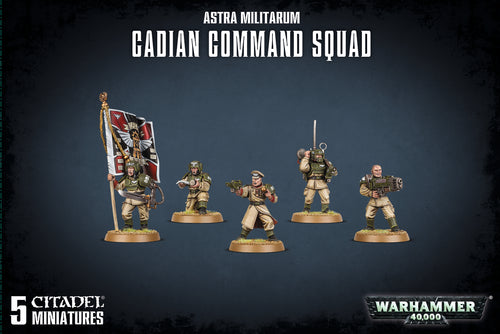 WARHAMMER 40K ASTRA MILITARUM CADIAN COMMAND SQUAD, 47-09