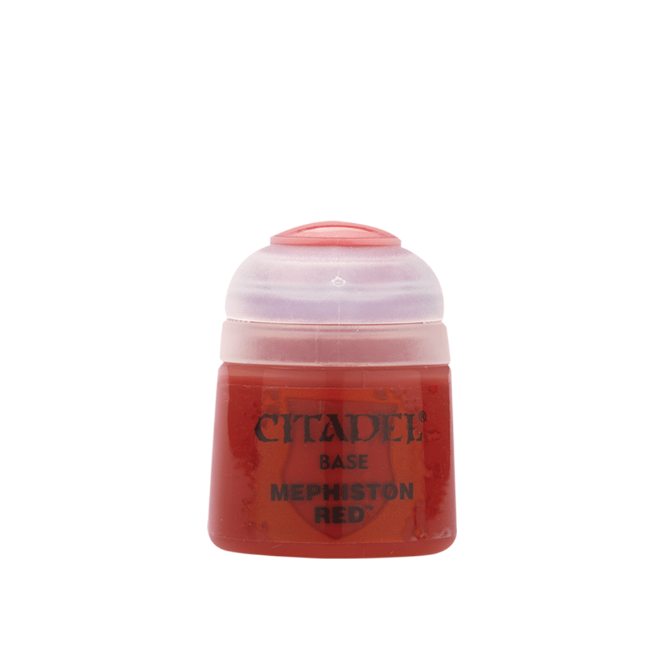 CITADEL COLOR BASE: MEPHISTON RED 12ml PAINT, # 21-03