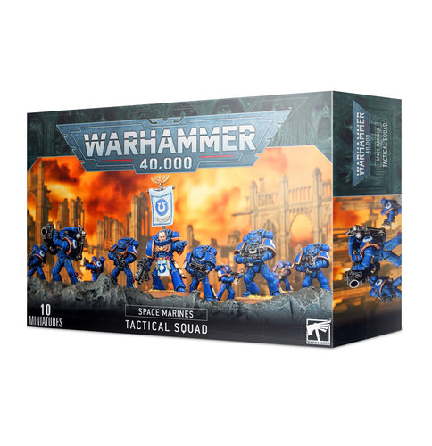 WARHAMMER 40K SPACE MARINES TACTICAL SQUAD, #48-07