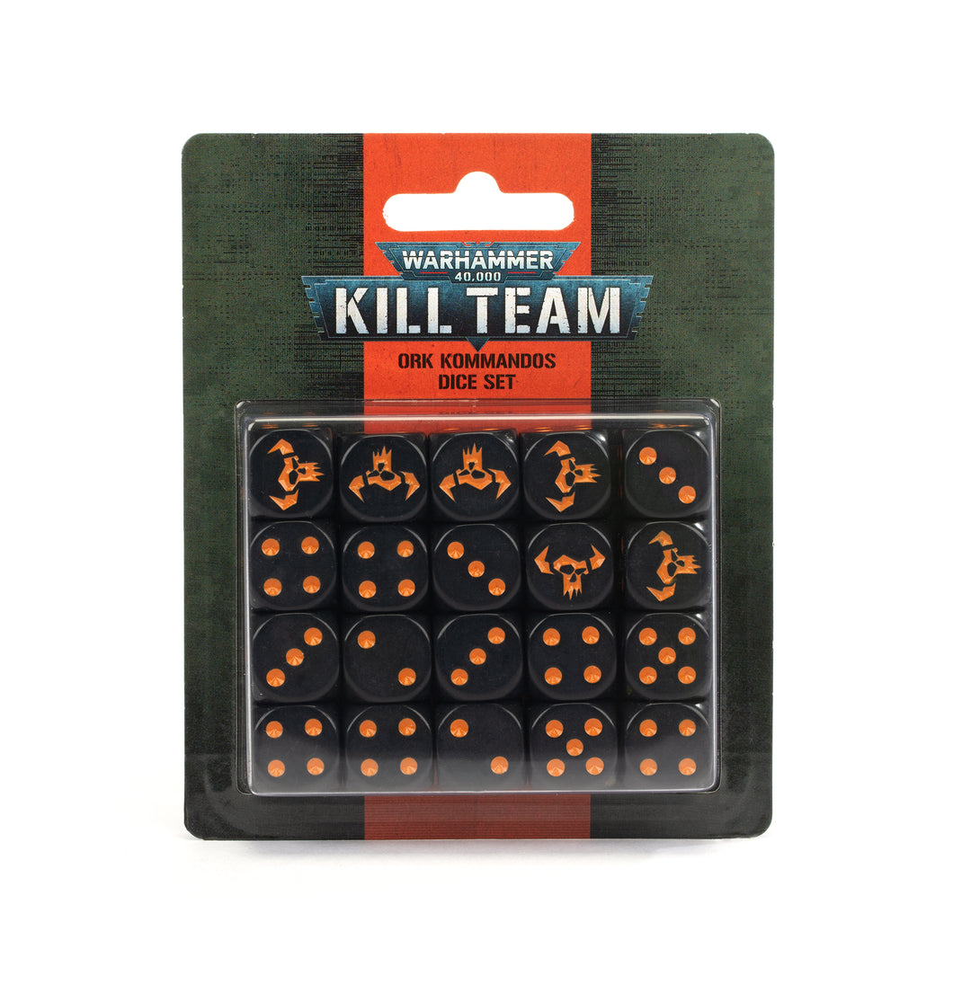 Warhammer 40k: KILL TEAM: ORK KOMMANDOS DICE SET, #102-82