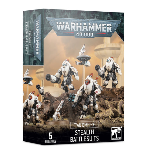 WARHAMMER 40K T'AU EMPIRE XV25 STEALTH BATTLESUITS #56-14