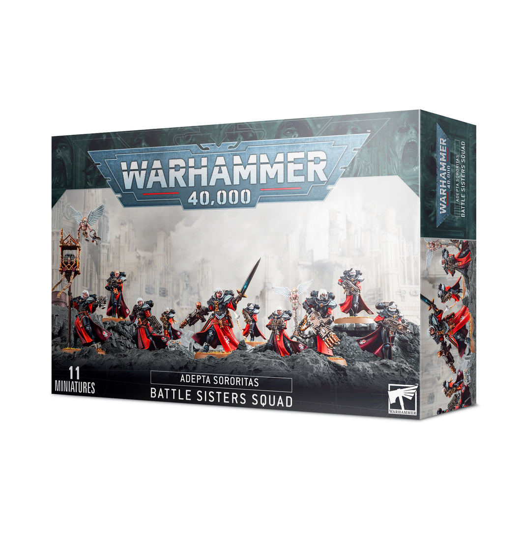 WARHAMMER 40K ADEPTA SORORITAS BATTLE SISTERS SQUAD, #52-20