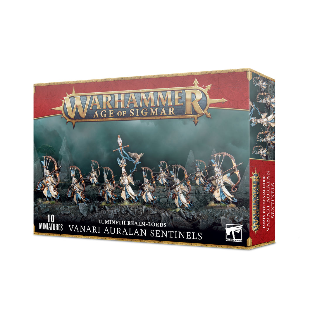 Warhammer Age of Sigmar Lumineth Realm-Lords Vanari Auralan Sentinels - 10 Citadel Miniatures #87-58