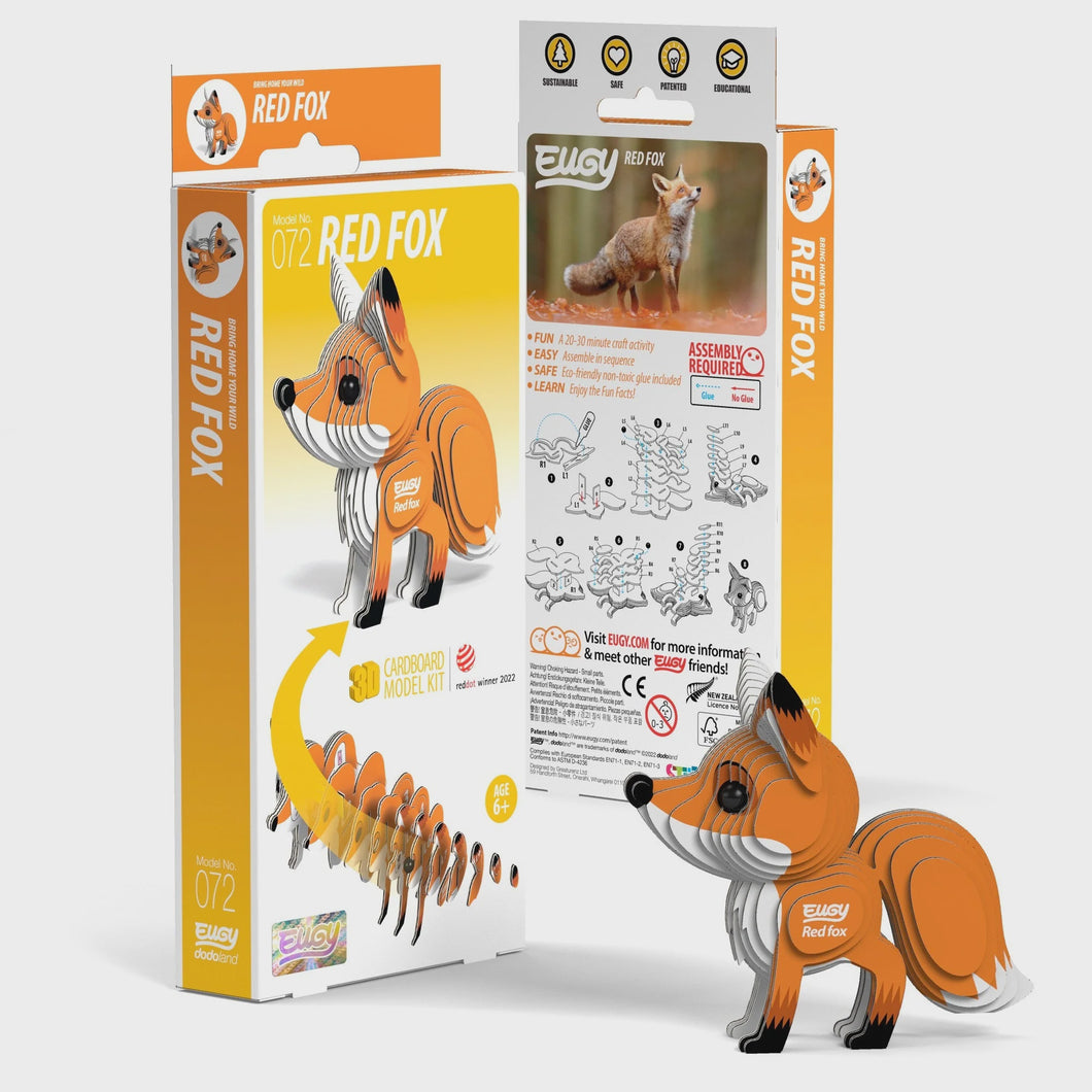 EUGY Red Fox 3D Puzzle