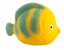 Load image into Gallery viewer, CaaOcho La the Butterfly Fish Natural Rubber Bath Toy