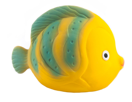 CaaOcho La the Butterfly Fish Natural Rubber Bath Toy