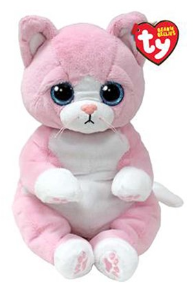 Ty Beanie Bellies Lillibelle the Pink Cat- Medium