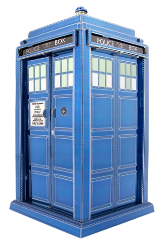 Fascinations TARDIS Dr Who Steel Model Kit