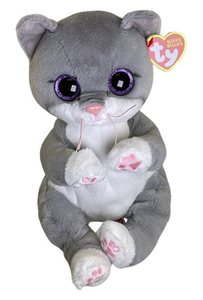 Ty Beanie Bellies Morgan the Grey Cat-Medium