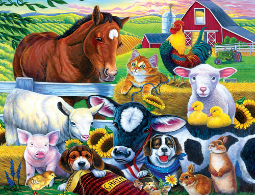 World of Animals - Farm Friends 100pc Puzzle