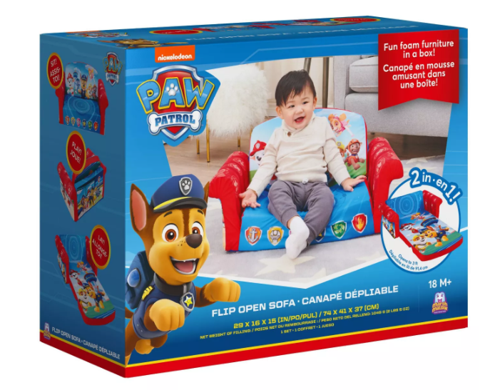 Paw Patrol Rescue Flip Open Sofa