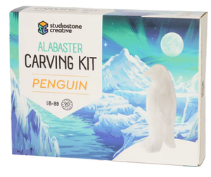 Studiostone Creative Penguin Alabaster Carving Kit
