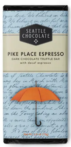 Seattle Chocolate Pike Place Espresso Dark Chocolate Bar 2.5oz