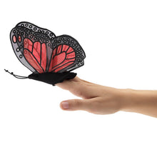 Load image into Gallery viewer, Folkmanis Mini Monarch Butterfly Finger Puppet #2156