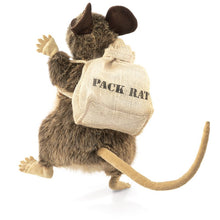 Load image into Gallery viewer, Folkmanis Pack Rat Hand Puppet