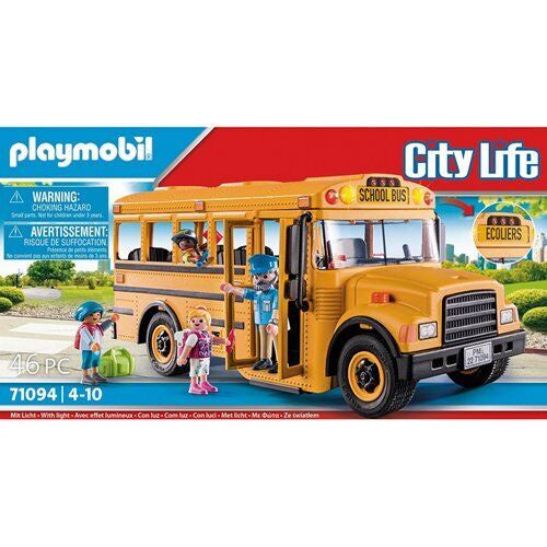 Playmobil City Life School Bus Set