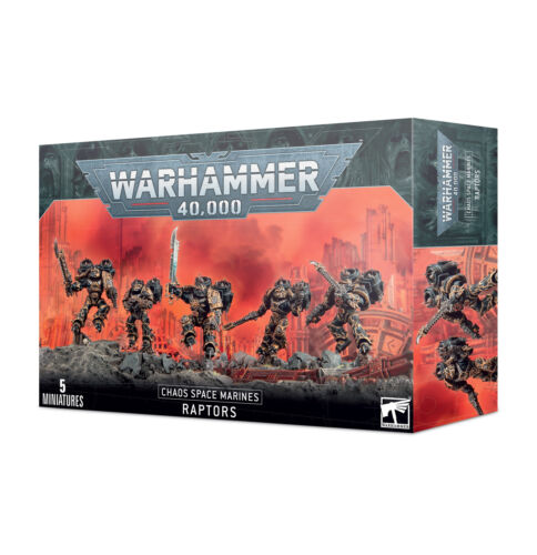 Warhammer 40,000 CHAOS SPACE MARINE RAPTORS 5 Citadel Miniatures,43-13