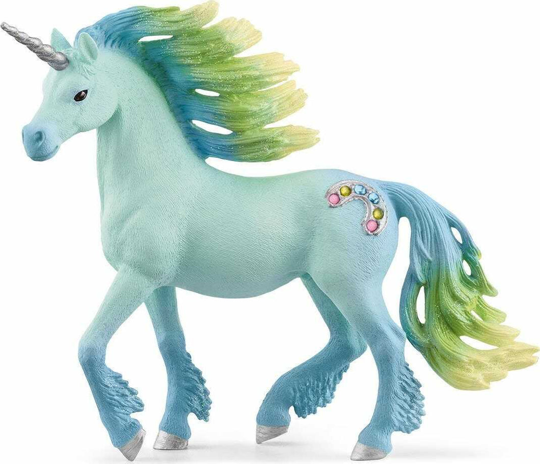 Schleich Marshmallow Unicorn Stallion Toy Figure